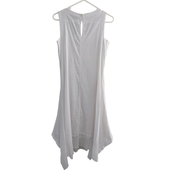 For Cynthia Linen Lagenlook Mixed Media Beachy Dress Size S - Picture 2 of 10